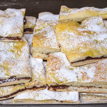 PIZZA BIANCA CON NUTELLA E ZUCCHERO A VELO